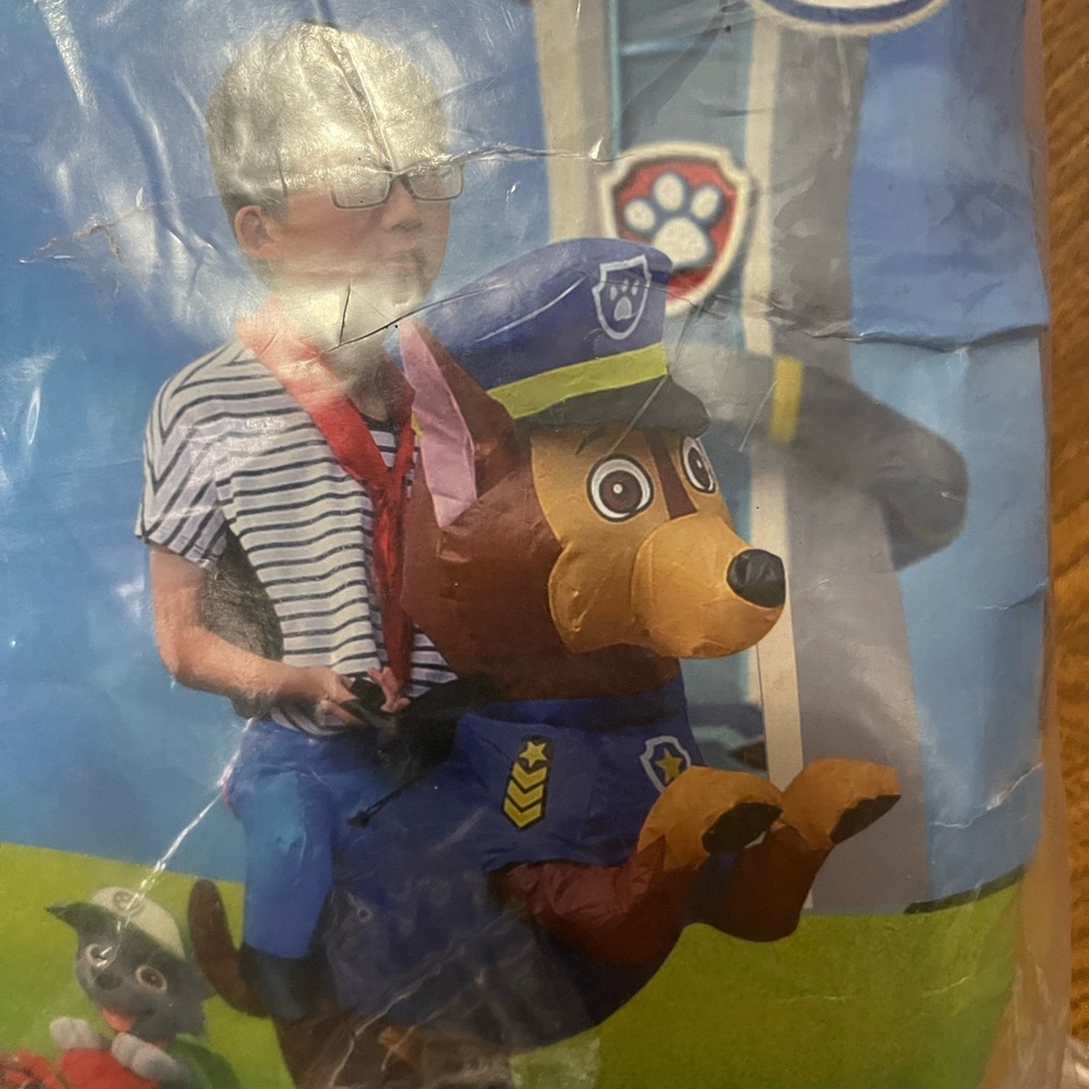 Kids paw patrol blow up chase